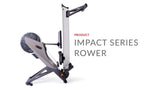 Aviron Impact Series Rower - 22" Touchscreen